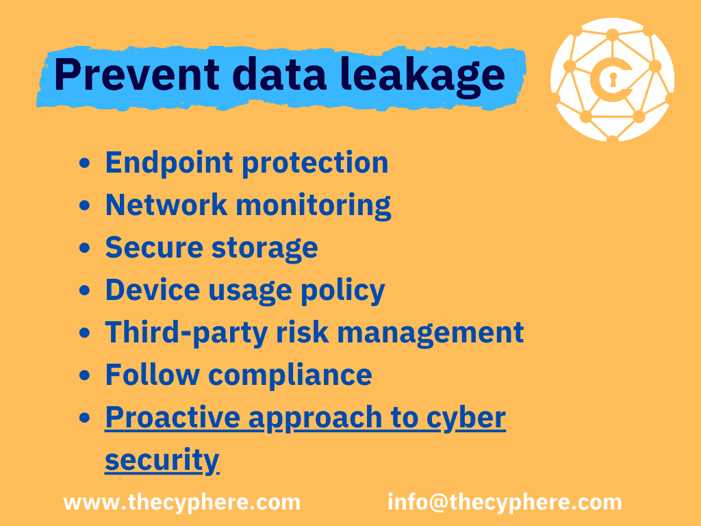 how to prevent data leakage